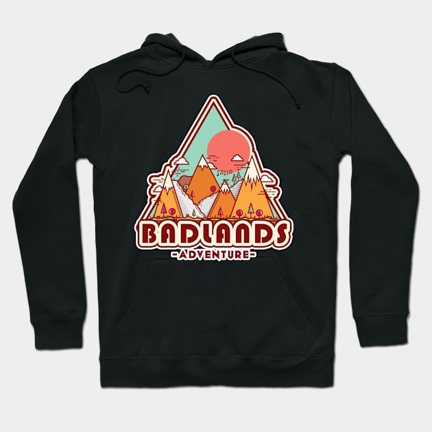 Badlands national park Hoodie by SerenityByAlex